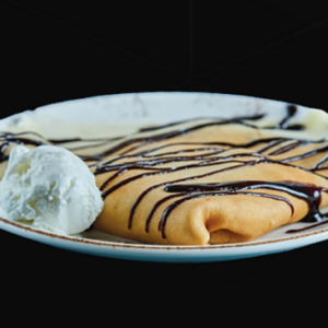 Pandekage med is (كريب مع البوظة)