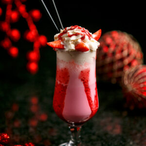 Jordbær milkshakes(فريز)
